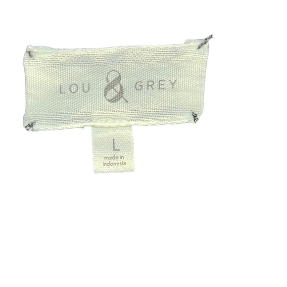 Lou & Grey Dark Gray T-Shirt Style Dress With Pockets Size L - Picture 9 of 10